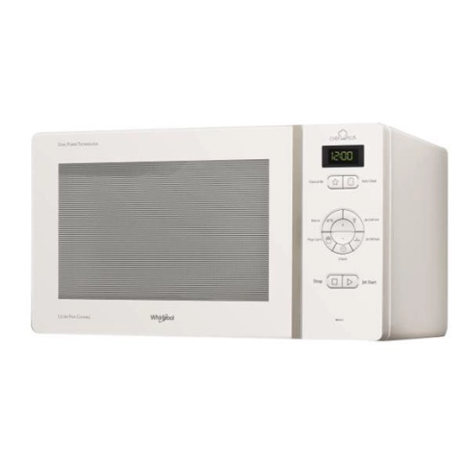 25 L 800 W-Electronique-Jet Defrost-AutoClean-Cavité peinte-Blanc - WHIRLPOOL