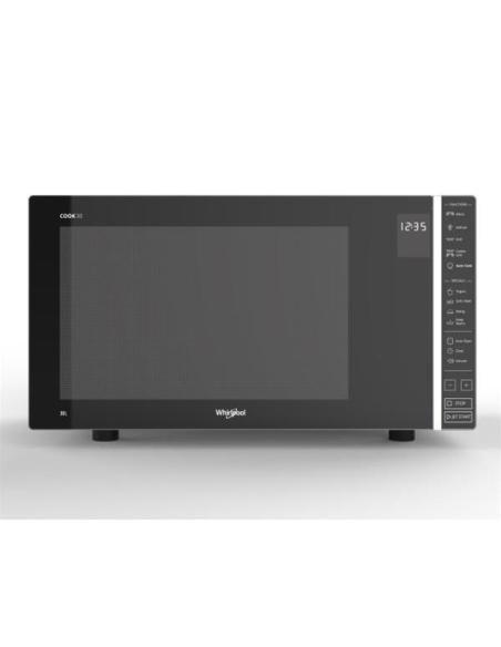 30 L 900 W + Gril 1050 W- Electronique - Cook 30 - 16 rec. Auto - Fondue-Cavité peinte -Noir/silver - WHIRLPOOL