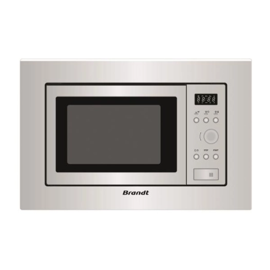 17 L 700 W-Electronique-Minuterie 60 min-Cavité inox-Niche H 38 cm-Avec kit encast.-Inox - BRANDT