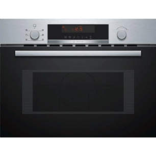 Combiné-44 L 900 W+Gril 1750 W+CT - Prog élect.-Porte abattante-H 45 cm-Tout intégrable-Inox - BOSCH