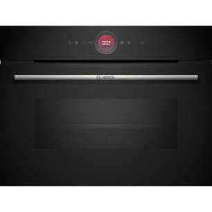 Combiné-45 L 900 W+ MF CT-TFT sensitif TouchControl-Anneau central-Hydrolyse-Home Connect-H 45 cm-Tt int.-Noir - BOSCH
