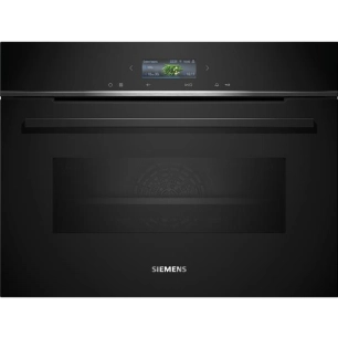 Combiné-45 L 900 W+ MF CT-TFT sensitif TouchControl-humidClean Plus-Home Connect-H 45 cm-Tt int.-Noir - SIEMENS