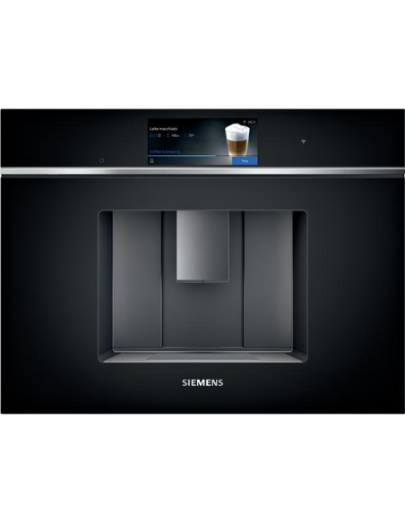 Machine à café Expresso encastrable - Home Connect - Broyeur - Niche 45 cm - Noir - SIEMENS