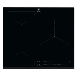 INDUCTION-3 zones (Ø 28 cm 3,6 kW + 1 zone libre)-3 min-H²H-Cdes Slider-Noir - ELECTROLUX