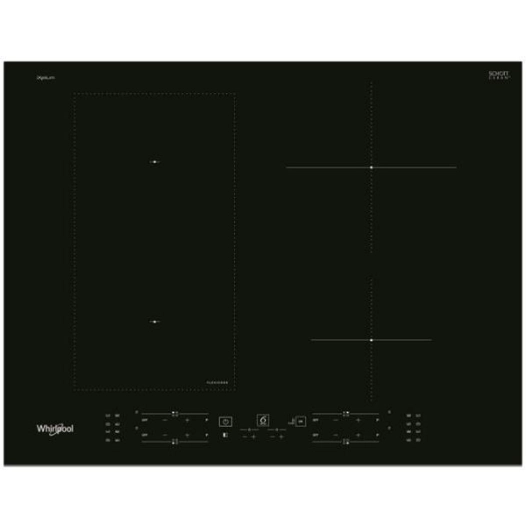 INDUCTION - 4 zones dt 1 FlexiCook 2x 2,2 kW - 6ème Sens - L 65 cm - iXelium - Noir - WHIRLPOOL