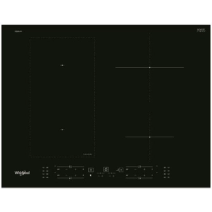 INDUCTION - 4 zones dt 1 FlexiCook 2x 2,2 kW - 6ème Sens - L 65 cm - iXelium - Noir - WHIRLPOOL