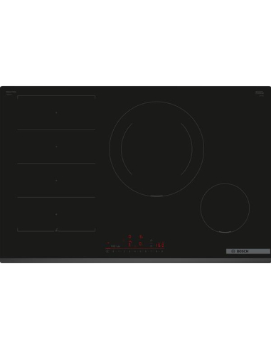 INDUCTION-4 zones dont 1x Flex 3,7 kW-Timers-PerfectFry Plus Sensor-Cook/H C-Cdes DirectSelect-L 80 cm-Noir - BOSCH