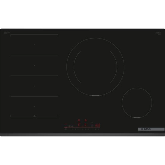 INDUCTION-4 zones dont 1x Flex 3,7 kW-Timers-PerfectFry Plus Sensor-Cook/H C-Cdes DirectSelect-L 80 cm-Noir - BOSCH