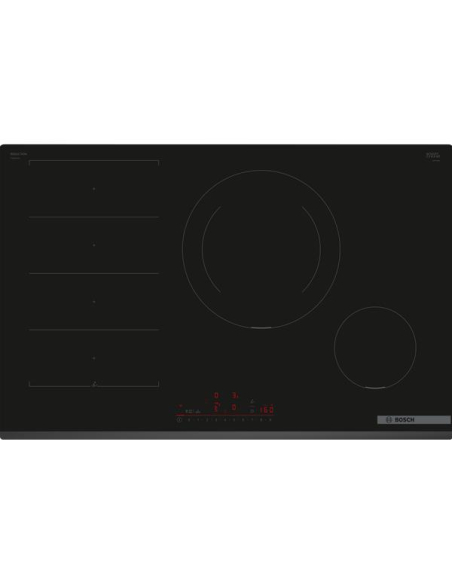 INDUCTION-4 zones dont 1x Flex 3,7 kW-Timers-PerfectFry Plus Sensor-Cook/H C-Cdes DirectSelect-L 80 cm-Noir - BOSCH