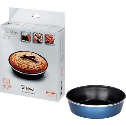 Moule à manqué CRISP - Diam base 19 cm (diam bords 21 cm) x H 5,5 cm (pour micro-ondes CRISP) - WPRO