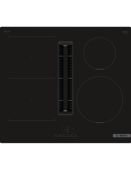INDUCTION aspirante- 4 zones dont 1x CombiZone 3,7 kW-PowerMove -622m3/h-TouchSelect-L 60 cm - BOSCH