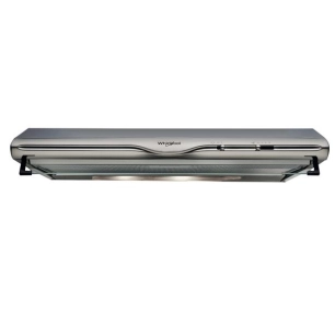 270 m3-3 vitesses-Filtres métal + charbon-Eclairage LED-Visière extra fine-L60cm-Inox - WHIRLPOOL