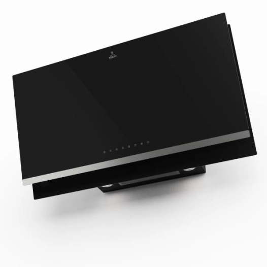 730 m3-Cdes sens.-Aspi périphérique-90 cm-EDEN 900-Inclinée-Verre noir - ROBLIN