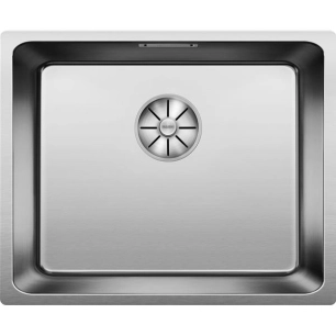 CUVE, A INTEGRER SOUS PLAN, EN ACIER INOX LISSE, BLANCO ANDANO 500 U, 1 CUVE, SANS EGOUTTOIR, VIDAGE 90 MM INFINO MANUEL - BLANC
