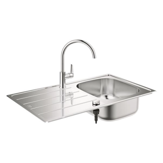 Pack évier + mitigeur - Bau set évier 45 1.0 rév - GROHE