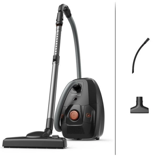 Green Force Max Silence-750W-65dB-Brosse universelle - Noir et cuivre - ROWENTA