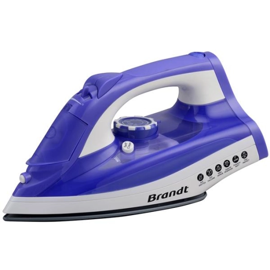 2200 W-25 gr/mn-Pres 150gr/mn-Technologie Céramique Solislide- Bleu et blanc - BRANDT