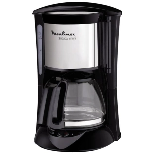 Subito-6 tasses-600 W- Anti-gouttes - Porte-filtre pivotant - Noir inox - MOULINEX