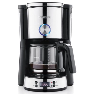 CAFETIERE PROGRAMMABLE 10T 1,4L 1000W SELECTEUR D AROME LCD NOIR INOX - SEVERIN