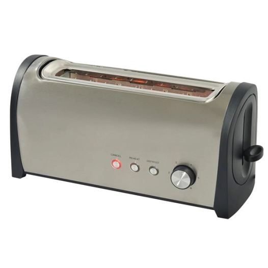 1000 W-1 fente 25 cm -TH-Décongélation et réchauffage-Corps finition inox brossé - KITCHENCHEF