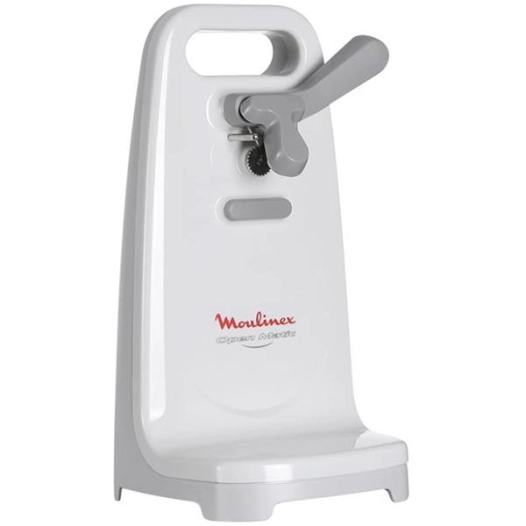 Ouvre-boîtes Open Matic - Molette aimant - Aiguise couteaux - Posable ou fixable au mur - MOULINEX