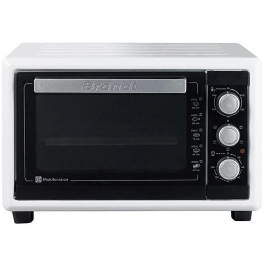 Mini four mécanique 16 L MF-1200 W-Chaleur tournante-Gril-TH-Minuterie-Blanc - BRANDT