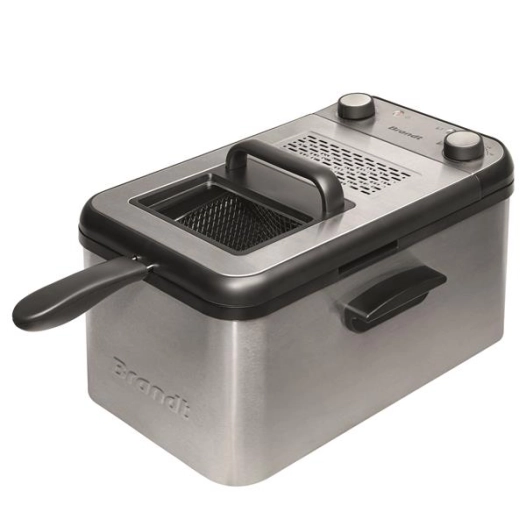 2200 W -3,2 L-1 kg de frites-TH réglable-Minuteur 30 min-Corps inox - BRANDT