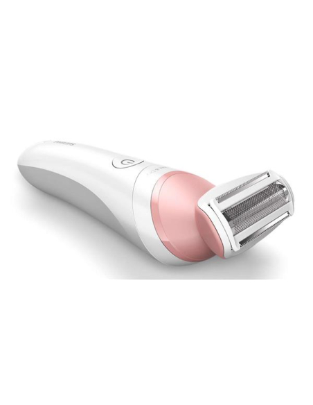 Rasoir Lady Shaver series 6000 - Rechargeable - Etanche - 7 accessoires - Blanc - PHILIPS