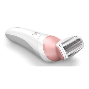 Rasoir Lady Shaver series 6000 - Rechargeable - Etanche - 7 accessoires - Blanc - PHILIPS