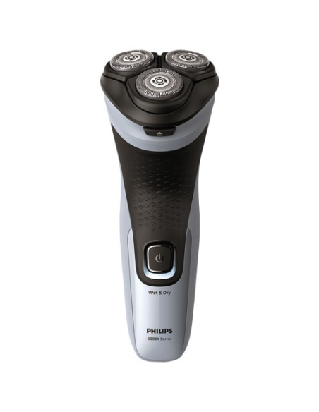 RASOIR SERIE 3000 3 TETES W&D LI ION 1H AUTON 40MIN INDIC CHARGE TOND CHARGE USB-A ADAPTATEUR NON FOURNI NOIR - PHILIPS