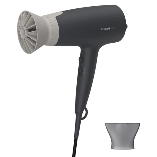 Sèche-cheveux série 3000-2100 W-6 vit/T°-ThermoProtect-Ionique-Noir - PHILIPS