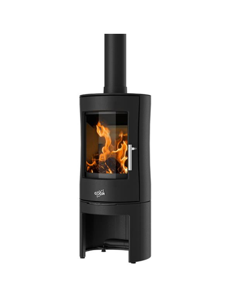 8,5 KW- Rdt:76,6% - B.33 cm-MIRANDE-Peint anthracite - GODIN