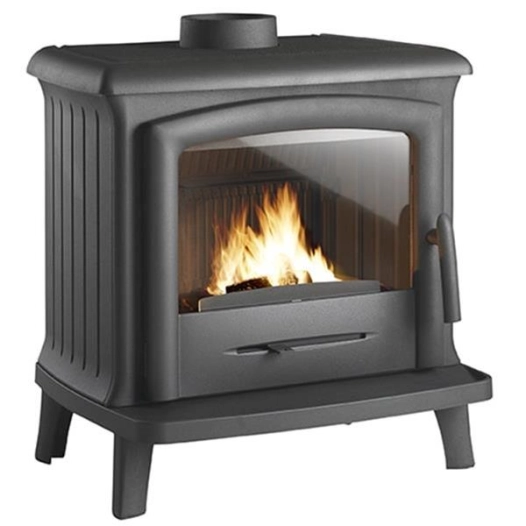 6 kW - Rdt: 78% - Bûches 33 cm - NORIK - 100% fonte - Anthracite - INVICTA