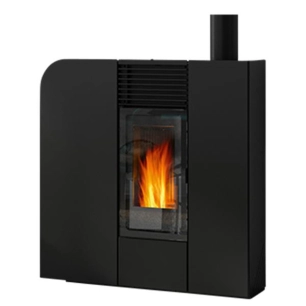 9 kW - Rdt:93 % - CO:0,024% - CHRONOS - Conduit concentrique - Chronothermostat - Trémie 15 kg - Noir - GODIN