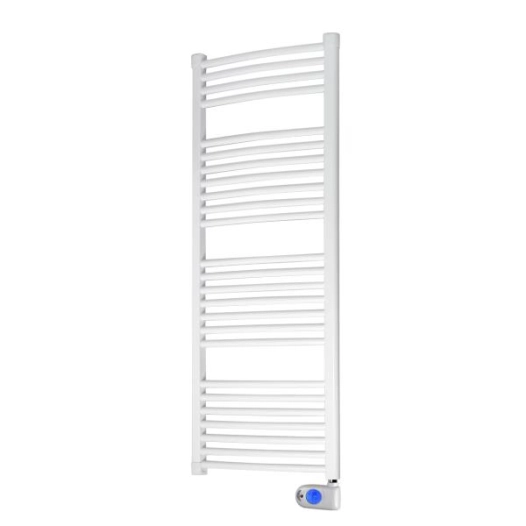 Radiateur sèche-serviettes-750 W-Fluide caloporteur-Programmateur 7 j - Fil pilote - Blanc - DUCASA