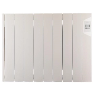 Radiateur mural à fluide thermique - 1500 W - Electronique - Aff.LCD - Fil pilote 6 ordres- NF - DUCASA