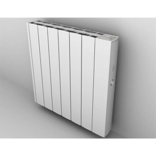 Radiateur mural à fluide thermique iEM 3G WiFi - 1500 W - Aff. LCD - Prog. - (Pack WiFi option) - Blanc - DUCASA