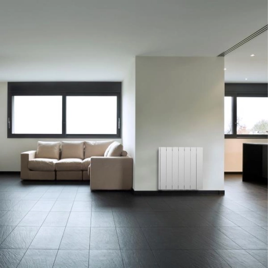 Radiateur mural à fluide thermique iEM 3G WiFi - 600 W - Aff. LCD - Prog. - (Pack WiFi option) - Blanc - DUCASA