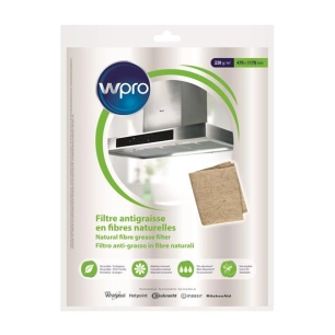 Filtre antigraisse universel en fibres naturelles de lin - 220g/m² - 47 x 17 cm - hyper absorbant et écologique - WPRO