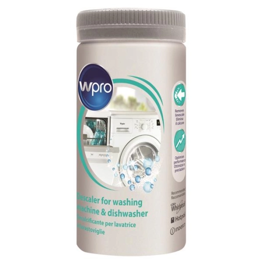 Détartrant lave-linge / lave-vaisselle en poudre - flacon monodose 250 g - WPRO