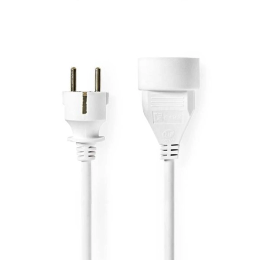 Rallonge 10 METRES / Type F (CEE 7/7) Français 10.0 m 3680 W 250 V AC 50/60 Hz Type de mise à la terre: Broche - NEDIS