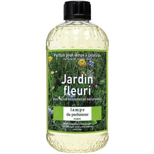 Recharge Lampe Senteur Jardin Fleuri 500ml - LAMPE DU PARFUMEUR