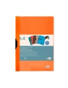 Folder Dossier Clip Lateral Pp Din A4 Orange Fluor Liderpapel - LIDERPAPEL