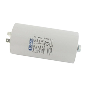 Condensateur Électrique Universel 100 Uf. - Fixation M8 , Ø: 60 Mm , H: 120 Mm