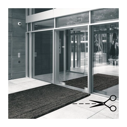 BTB Tapis brosse coco couleur_anthracite_1m - BTB