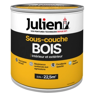 Sous-couche Bois Ext\Int Blanc Mat Pot de 2.5L