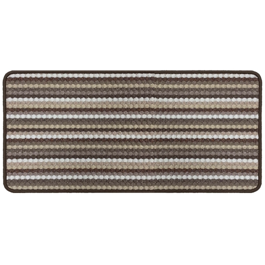 Tapis Multi Stripes Beige Brown 66x120cm