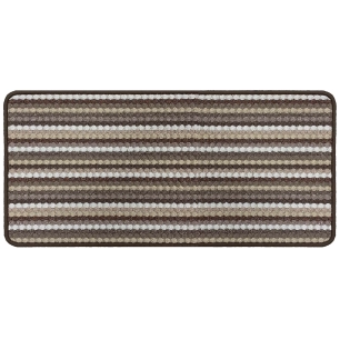 Tapis Multi Stripes Beige Brown 66x120cm