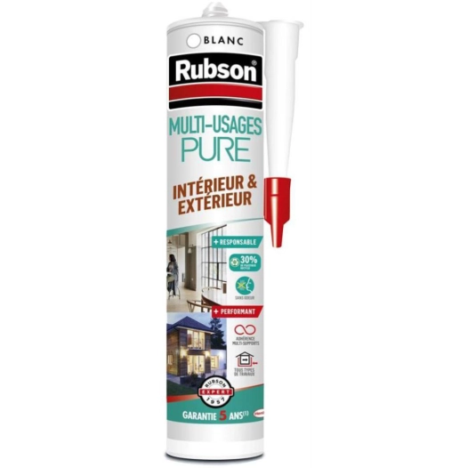 Mastic Multi-usages Pure Intérieur Extérieur 280ml Blanc