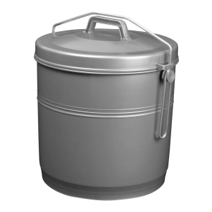Poubelle Etrier Gris Silver 16L